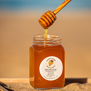 Raw Hawaiian Honey in Glass Jar