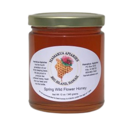 12 ounce - Hawaiian Wild Flower Honey