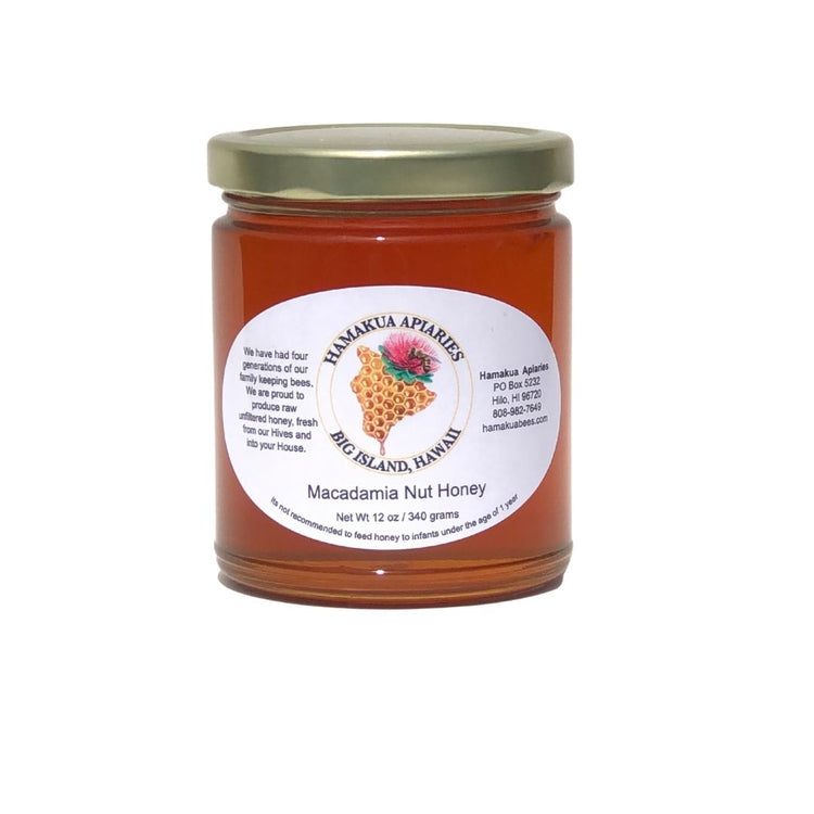 12 ounce - Macadamia Nut Honey